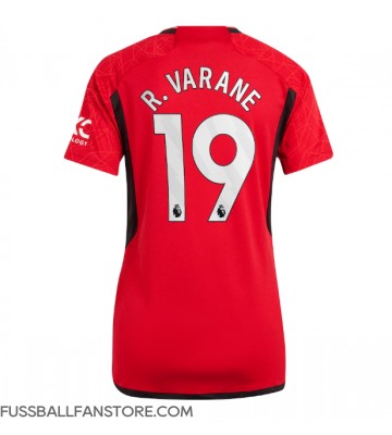 Manchester United Raphael Varane #19 Replik Heimtrikot Damen 2023-24 Kurzarm